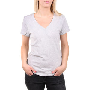 Calvin Klein dámské šedé tričko s výstřihem do V - M (P01)